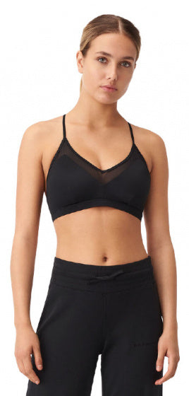 sportbeha Sheer Element dames polyamide zwart mt XS