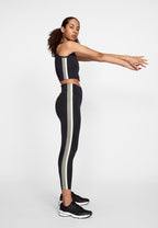 sportbroek Fuze Tights dames polyester zwart mt XS