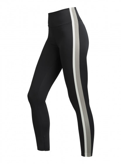 sportbroek Fuze Tights dames polyester zwart mt M