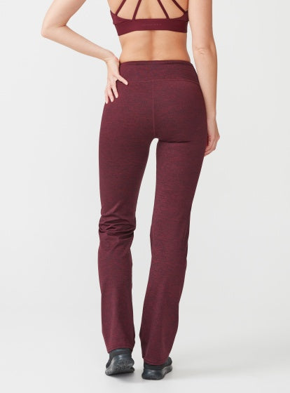 trainingsbroek Lasting dames bordeaux rood maat XS