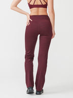 trainingsbroek Lasting dames bordeaux rood maat XS