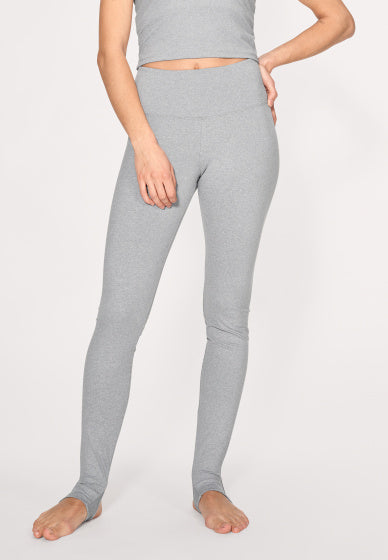 sportbroek Shakti Tights dames polyester grijs mt M