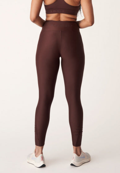 Röhnisch Sportlegging Asana dames polyester/elastaan bruin maat XS