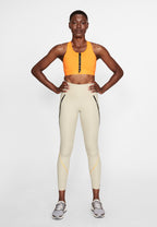 sportlegging dames polyester/elastaan beige maat S