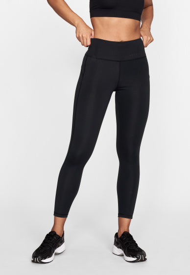 sportlegging dames polyester/elastaan zwart maat S