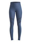 sportlegging Elevate Striped dames blauw maat S