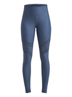 sportlegging Elevate Striped dames blauw maat S