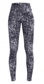 sportlegging Flattering AOP dames zwart maat XS