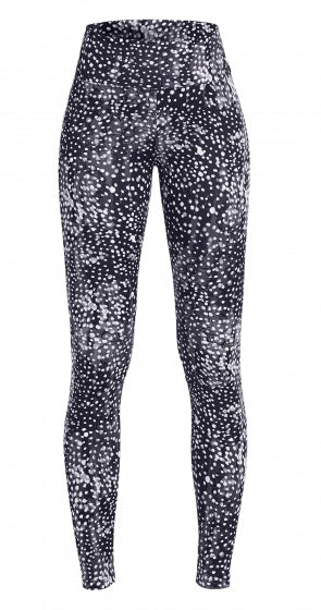 sportlegging Flattering AOP dames zwart maat XS