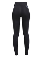 Röhnisch Sportlegging Flattering Block dames Sketch zwart/groen maat XS