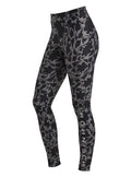 sportlegging Flattering Printed dames grijs/zwart mt XS