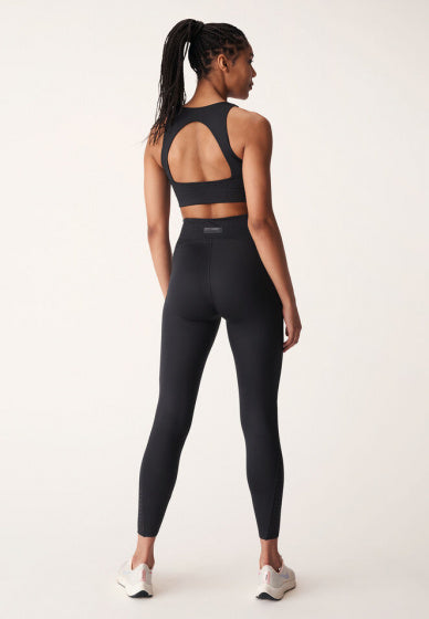 sportlegging Laser Speed dames polyester zwart mt XS