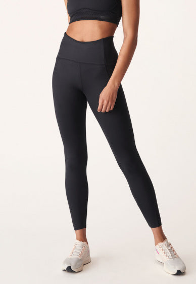 sportlegging Laser Speed dames polyester zwart mt XS