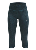 sportlegging Lasting 3/4 lengte dames groen maat S