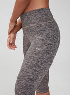 sportlegging Lasting Capri dames grijs/roze maat S