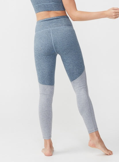 sportlegging Melange Block dames lichtblauw maat L