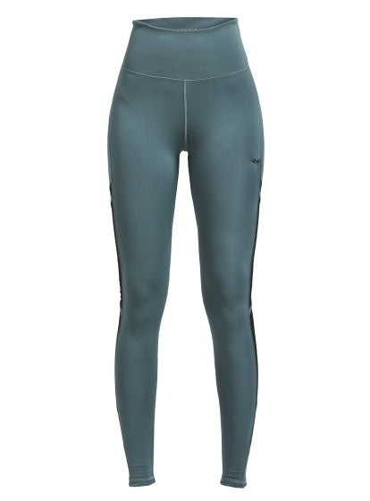 sportlegging Mesh Tape dames groen maat S