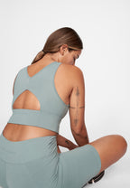 sportlegging Nora Lasting dames polyamide ijsblauw maat XS