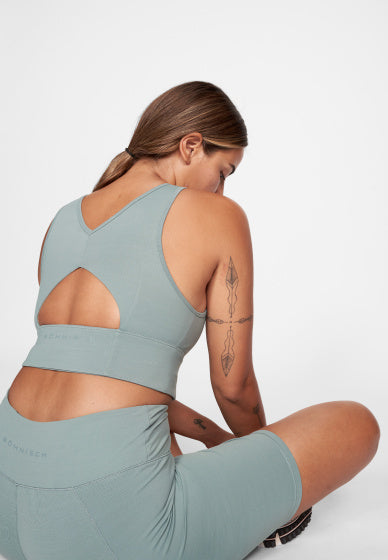 sportlegging Nora Lasting dames polyamide ijsblauw maat XS