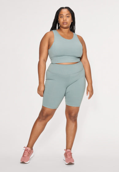 sportlegging Nora Lasting dames polyamide ijsblauw maat M