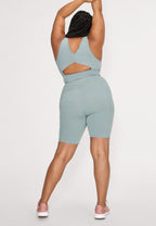 sportlegging Nora Lasting dames polyamide ijsblauw maat XS