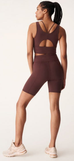 sportlegging Nora Lasting dames polyamide bruin maat XXL