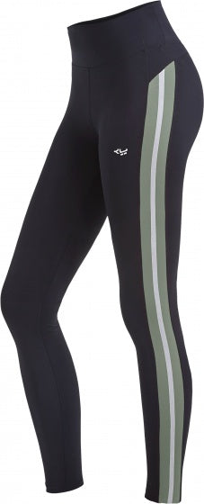 sportlegging Shape dames zwart/legergroen maat XS