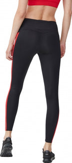 sportlegging Shape dames zwart/rood maat XS