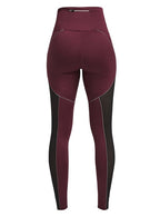 Röhnisch Sportlegging Shape Mesh dames bordeaux rood maat XS