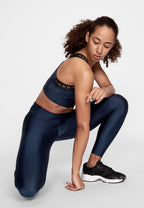 Röhnisch Sportlegging Shiny dames polyamide donkerblauw maat 3XL