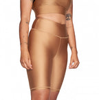 sportlegging Shiny dames polyamide goud maat M