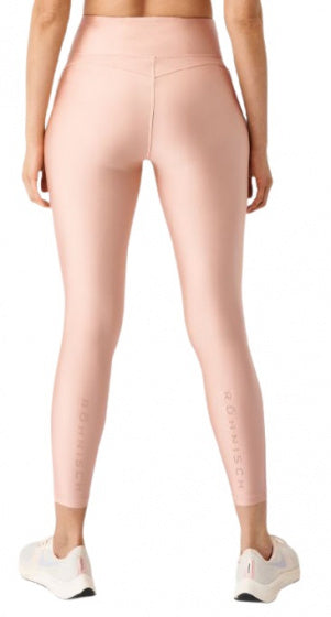 sportlegging Shiny dames polyamide zachtroze maat M