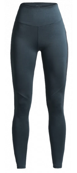 sportlegging Tape dames polyester/elastaan marineblauw mt S