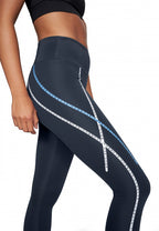 sportlegging Uplift dames polyester blauw maat XL