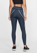 sportlegging Uplift dames polyester blauw maat L