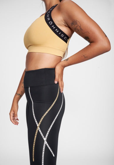 Röhnisch Sportlegging Uplift dames polyester zwart maat XS