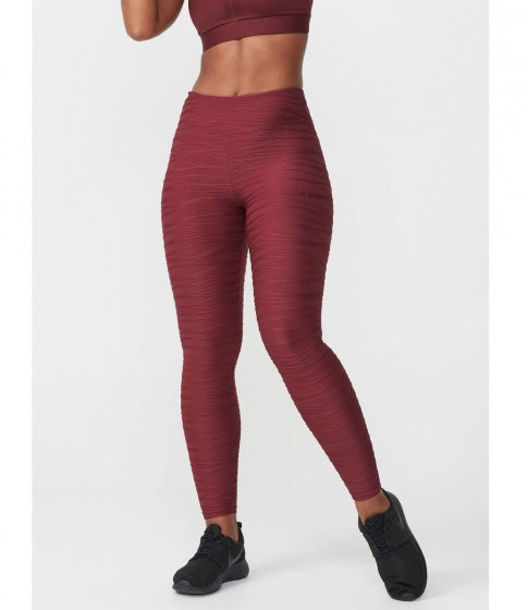Röhnisch Sportlegging Wave dames bordeaux maat 3XL