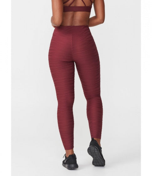 Röhnisch Sportlegging Wave dames bordeaux maat 3XL