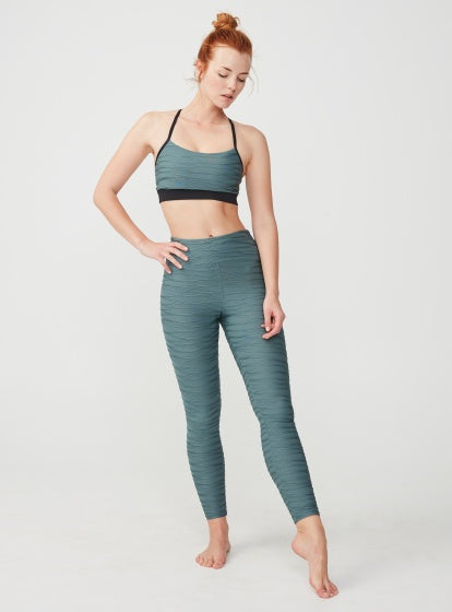 Röhnisch Sportlegging Wave dames groen maat XS