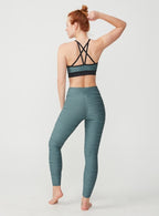 Röhnisch Sportlegging Wave dames groen maat XS