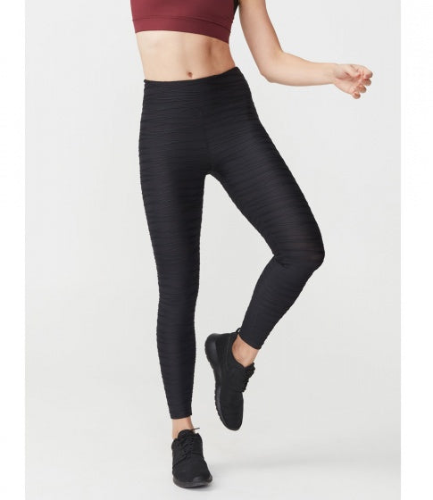 sportlegging Wave dames zwart maat XS