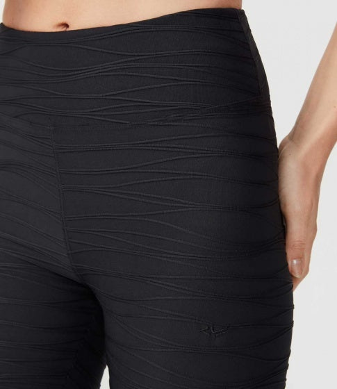 sportlegging Wave dames zwart maat XS