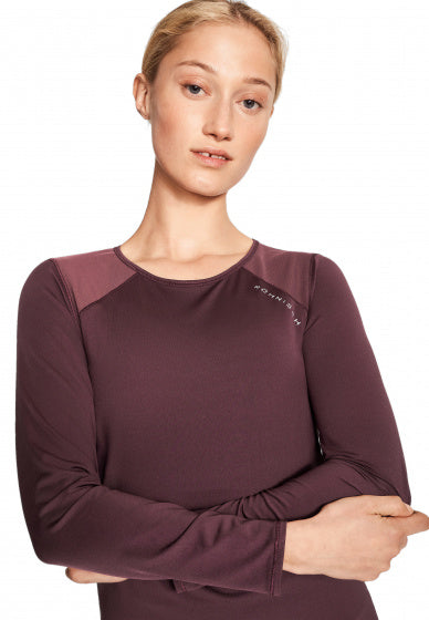 sportshirt Asta dames polyester/elastaan paars mt L