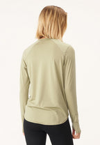 Röhnisch Sportshirt Clara dames polyester/elastaan beige mt M