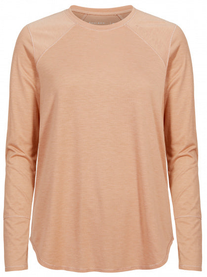 sportshirt Clara dames polyester/elastaan zandkleurig mt 3XL