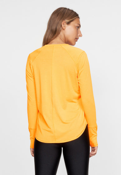 sportshirt Clara dames polyester neon oranje mt XXL