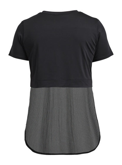 sportshirt Mesh Back Tee dames zwart maat XS