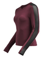 sportshirt Mesh Block Longsleeve dames bordeaux maat XL