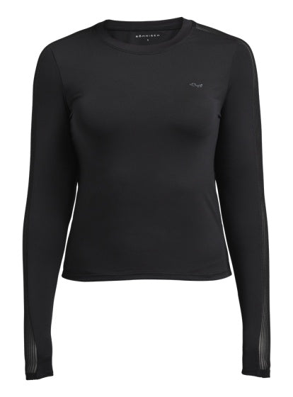 Röhnisch Sportshirt Mesh Block Longsleeve dames zwart maat XS