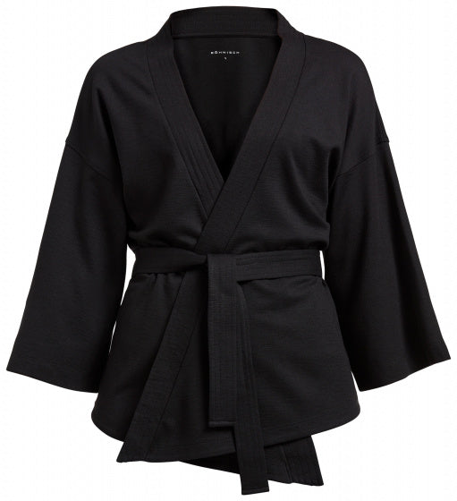 sporttop Budo dames viscose/polyester/elastaan zwart mt L
